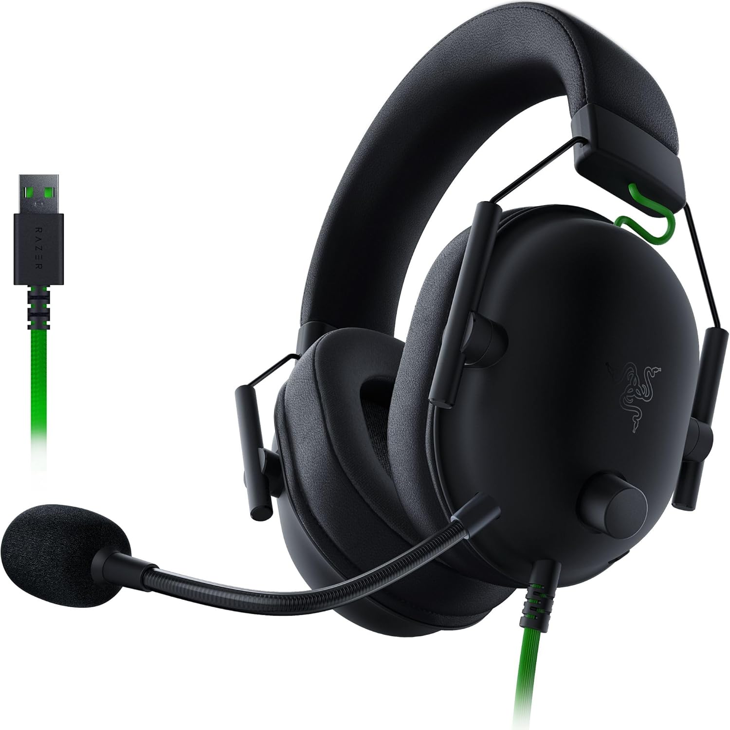 V2 X Gaming Headset: 7.1 Surround Sound - 50mm Drivers - Memory Foam Cushion - For PC, PS4, PS5, Switch - 3.5mm Audio Jack - Black